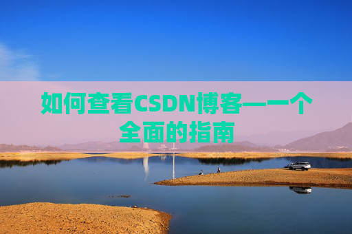 如何查看CSDN博客—一个全面的指南